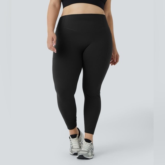 SoCinched High Waisted Scrunch Butt Tummy Control Pocket Shaping leggings - Picture 6 of 8